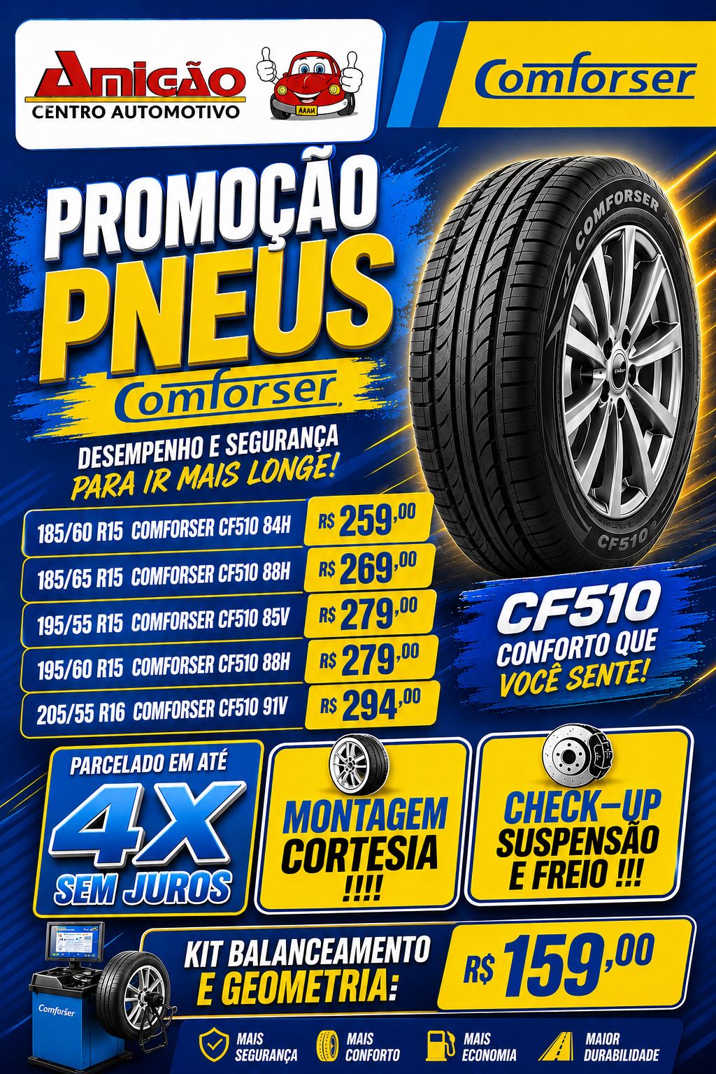 Promoção de Comforser